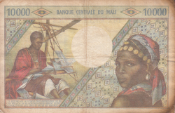 Image #2 of 10,000 Francs ND (1970-1984)
