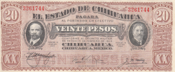 Image #1 of 20 Pesos 1915 (27. III.)