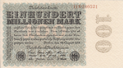 Image #1 of 100 Millionen (100 000 000) Mark 1923 (22. VIII.) - 1