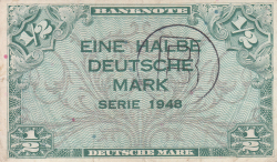 1/2 Deutsche Mark 1948