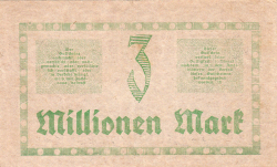 3 Millionen (3 000 000) Mark 1923 (16. VIII.)