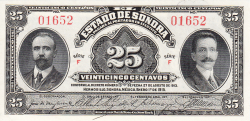 25 Centavos 1915 (1. I.)