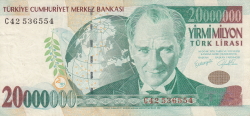20,000,000 Lira L.1970 (2000)
