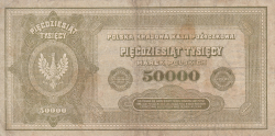 50 000 Marek 1922 (10. X.)