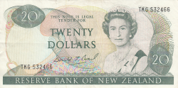Image #1 of 20 Dollars ND (1989-1992)