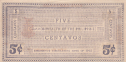 Image #2 of 5 Centavos 1942