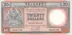 Image #1 of 20 Dollars 1991 (1. I.)