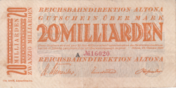 20 Milliarden Mark 1923 (23. X.) - 1