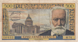 500 Francs 1955 (4. VIII.)