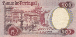 Image #2 of 500 Escudos 1979 (4. X.) - semnături José da Silva Lopes / Emílio Rui da Veiga Peixoto Vilar