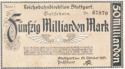 Image #1 of 50 Milliarden (50 000 000 000) Mark 1923 (23. X.)