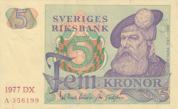 5 Kronor 1977