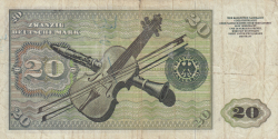 Image #2 of 20 Deutsche Mark 1960 (2. I.)