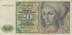 20 Deutsche Mark 1960 (2. I.)