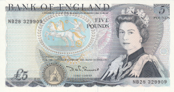 Image #1 of 5 Pounds ND (1980-1987)