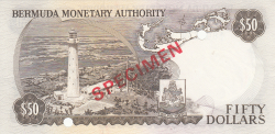 Image #2 of 50 Dolari 1978 (1. IV.) - SPECIMEN