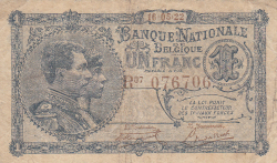 Image #1 of 1 Franc 1922 (16. V.)