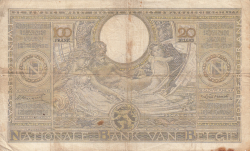 Image #2 of 100 Francs / 20 Belgas 1933 (9. V.)