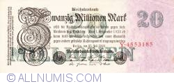 20 Millionen Mark (20 000 000) 1923 (23. VII.)
