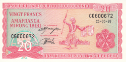 Image #1 of 20 Francs 1995 (25. V.)