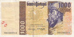 Image #1 of 1000 Escudos 1998 (12. III.) - semnături António José Fernandes de Sousa / António Manuel Martins Pereira Marta