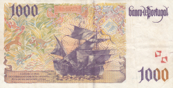 Image #2 of 1000 Escudos 1998 (12. III.) - semnături António José Fernandes de Sousa / António Manuel Martins Pereira Marta