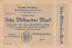 10 Milliarden Mark 1923 (20. X.)