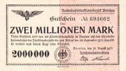 Image #1 of 2 Millionen Mark 1923 (15. VIII.)