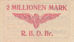 Image #2 of 2 Millionen Mark 1923 (15. VIII.)