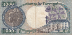 Image #2 of 1000 Escudos 1967 (19. V.) - semnături António Manuel Pinto Barbosa / António Alves Salgado Júnior