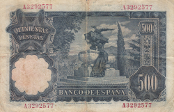 Image #2 of 500 Pesetas 1951 (15. XI.)