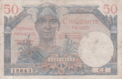 Image #1 of 50 Francs ND (1947)