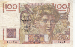 Image #1 of 100 Francs 1953 (2. I.)