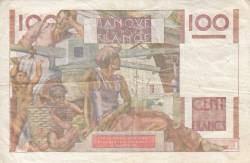 Image #2 of 100 Francs 195i (2. I.)