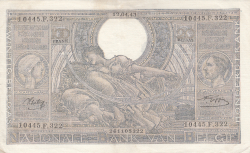 100 Franci = 20 Belgas 1943 (12. IV.)