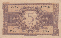 Image #2 of 5 Lire 1944 (23. XI.)