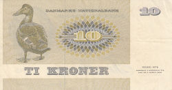 Image #2 of 10 Kroner (19)72 - Prefix A3