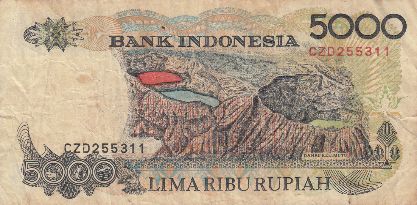 5000 Rupiah 1992/2000, 1992-2001 Issue - 5000 Rupiah - Indonesia