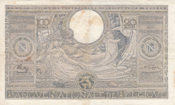 Image #2 of 100 Francs = 20 Belgas 1942 (19. X.)