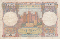 Image #1 of 100 Francs 1951 (19. IV.)