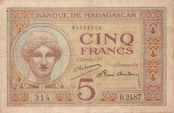 Image #1 of 5 Francs ND (1937)