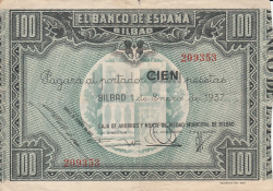 Image #1 of 100 Pesetas 1937 (1. I.)