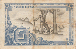 Image #2 of 5 Pesetas 1937 (1. I.)