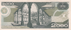 Image #2 of 2000 Pesos 1987 (24. II.) - Serie DB