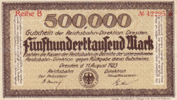 500 000 Mark 1923 (11. VIII)