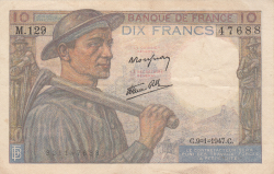10 Francs 1947 (9. I.)