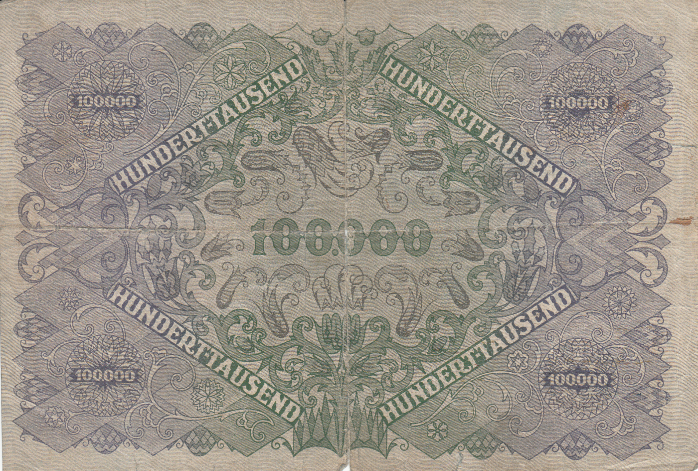 100,000 Kronen 1922 (2. I.), 1922 Issue - Austria - Banknote - 11830