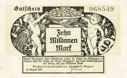 10 Millionen Mark 1923 (15. VIII.)