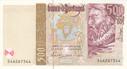 Image #1 of 500 Escudos 1997 (11. IX.) - semnături António José Fernandes de Sousa / Abel Moreira Mateus