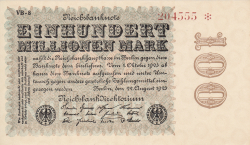 Image #1 of 100 Millionen (100 000 000) Mark 1923 (22. VIII.)